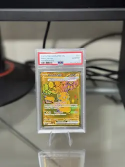 Pokemon Pikachu ex 179/131 - Prismatic Evolutions Ultra Rare Gold PSA 10 - Image 2