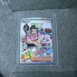 Pokemon Paldea Evolved Saguaro 270/193 Giacomo 252/193 Special Art Rare Mint - Image 2