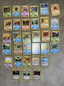 Pokemon FOSSIL 1st Edition Uncommon/Common Complete Set 31-62 NM - Image 1