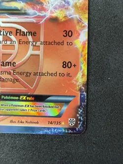 Pokemon TCG Moltres-EX Black and White Plasma Storm 14/135 Holo Holo Rare EX - Image 3