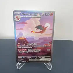 Pokemon TCG 151 Charizard EX 199/165 LP Condition - perfect for master set - Image 1