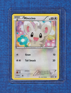 2011 Pokemon # BW13 Cracked Iced Holo Black Star Promo Minccino - Image 1