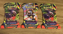 (3) Phantasmal Flames Pokemon TCG Sleeved Booster Packs Mega Evolution - Image 1