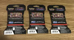 (3) Phantasmal Flames Pokemon TCG Sleeved Booster Packs Mega Evolution - Image 2