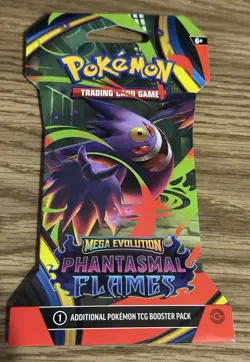 (3) Phantasmal Flames Pokemon TCG Sleeved Booster Packs Mega Evolution - Image 3