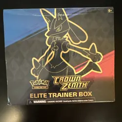 Crown Zenith Elite Trainer Box (etb) BRAND NEW SEALED Pokemon - Image 1
