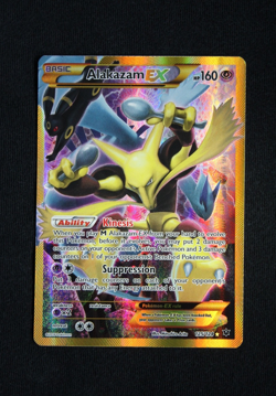 Pokemon Alakazam EX 125/124 Full Art Fates Collide (Lightly Played) - Image 1