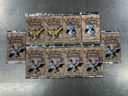 BOX FRESH MINT CONDITION POKEMON FOSSIL BOOSTER PACKS UNLIMITED FACTORY SEALED - Image 1