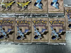 BOX FRESH MINT CONDITION POKEMON FOSSIL BOOSTER PACKS UNLIMITED FACTORY SEALED - Image 4