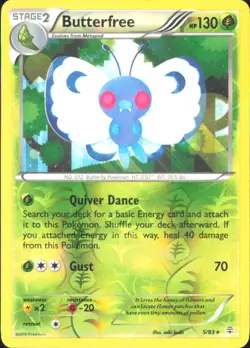Pokemon TCG - Butterfree Generations 5/83 MP - Image 1