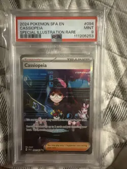 2024 Cassiopeia 094/064 Sv Shrouded Fable PSA 9 SFA Pokemon Illustration Rare - Image 1