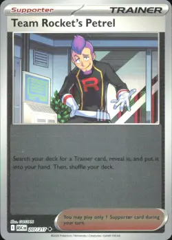 Pokemon TCG - Team Rocket's Petrel ME: Ascended Heroes 207/217 NM - Image 1
