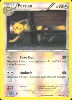 Pokemon TCG - Persian Generations 54/83 MP - Image 1