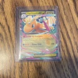 Pokemon Mega Dragonite EX Full Art 152/217 Holo 370 HP Pokemon TCG - Image 1