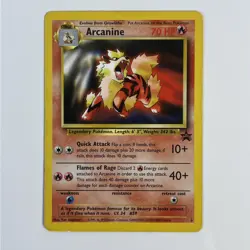 Arcanine Black Star Promo 6 WOTC Exclusive Non-Holo Pokemon TCG - Image 1