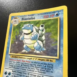 Blastoise 002/102 Base Set Holo Pokemon TCG MP - Image 2
