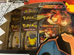 Pokemon TCG Celebrations Collection Lance's Charizard V Box - Image 2