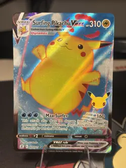 Surfing Pikachu VMAX 009/025 Celebrations Pokemon 2021 - Image 1