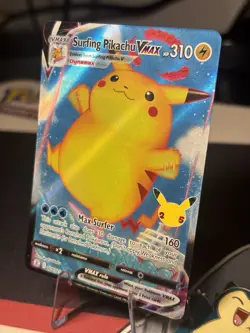 Surfing Pikachu VMAX 009/025 Celebrations Pokemon 2021 - Image 2