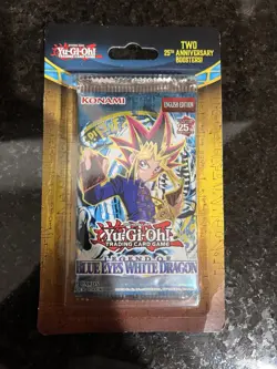 Yu-Gi-Oh! TCG 25th Anniversary 2 Pack Sealed Legend of Blue Eyes White Dragon - Image 1