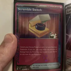 Play! Pokemon Prize Pack Series 7 Surging Sparks 186/191 Scramble Switch ACE - Image 1