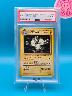 PSA 10 - 1997 Pokemon Japanese, Fossil, Magneton-Holo - Image 1