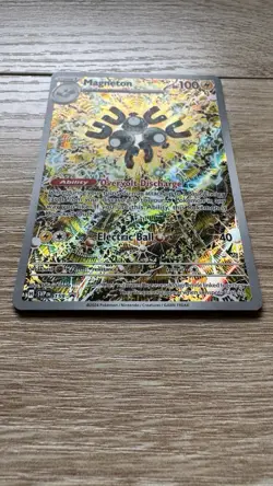 Pokemon Magneton 159 - SV08: Surging Sparks Black Star Promo Holo Card NM - Image 2