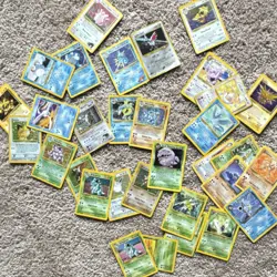 Vintage Pokemon 42 Card Lot Base Set Jungle Fossil - Image 1
