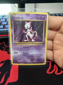 Pokemon Mewtwo TCG Evolutions Holo Card 51/108 - Image 1