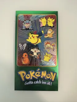 Pokemon Topps TV Animation Edition Series 2 1 of 5 Jumbo Holo Pokemon Card T1 - Image 1