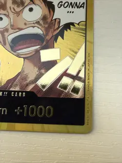 One Piece CCG Don!! Foil Card Luffy Ring That Golden Bell Standard English - Image 3