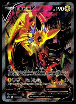 Jolteon V SWSH183 Holofoil SWSH: Sword & Shield Promo Cards NM - Image 1