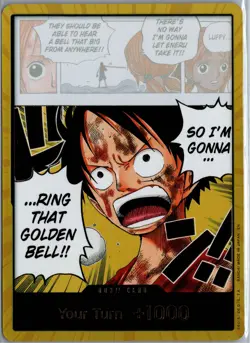 DON!! Card (Luffy) (Gold) DON!! Adventure on Kami's Island NM - Image 1