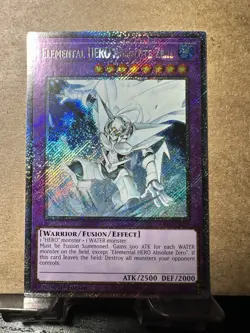 *** ELEMENTAL HERO ABSOLUTE ZERO *** PLATINUM SECRET RARE RA03-EN231 YUGIOH! - Image 1