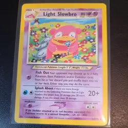 Pokemon Card - Light Slowbro Neo Destiny 51/105 Uncommon - Image 1