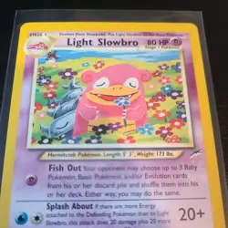 Pokemon Card - Light Slowbro Neo Destiny 51/105 Uncommon - Image 3