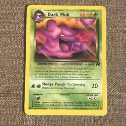 Dark Muk 41/82 Pokemon Team Rocket Uncommon Unlimited Card Near Mint NM - Image 1