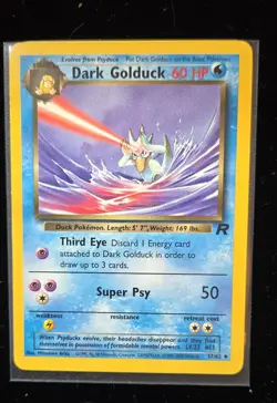 Dark Golduck 37/82 Team Rocket Regular Pokemon Card - Image 1