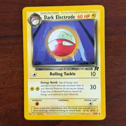 Dark Electrode 34/82 Uncommon Team Rocket Pokemon Card - Image 1