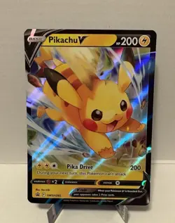 Pokemon TCG Promo Holo Lot Pikachu V SWSH285 Pikachu VMAX SWSH286 2 Cards - Image 5
