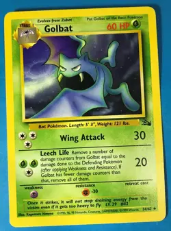 GOLBAT - 34/62 - Fossil - Pokemon Card - Image 1