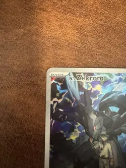 Pokemon TCG N's Zekrom 031 MEP Basic Holo Black Star Promo Card English - Image 2