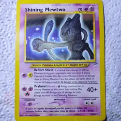 Pokemon Shining Mewtwo Neo Destiny Foil Card 109/105 Basic Psychic 2000 - Image 4