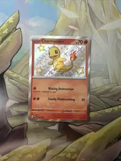 Paldean Fates Charmander Shiny Rare Card 109/091 - Image 1