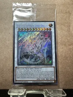 Yugioh SEALED Blue-Eyes Ultimate Spirit Dragon SDWD-EN043 Secret Rare 1st Ed!! - Image 1