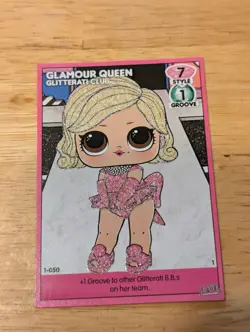 LOL SURPRISE! Dance Off Collectors Card - Glamour Queen #050 - Image 1