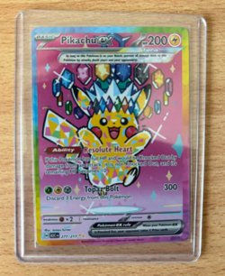 Pikachu EX SIR 277/217 Ascended Heroes English Pokemon Card - NM/M Pack Fresh - Image 1
