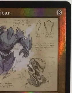 Sundering Titan (Schematic Serial Numbered 009) Retro Frame Artifacts Foil - Image 2