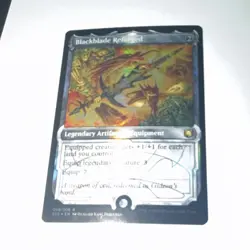 Wizards Blackblade Reforged Rare Artifact Equipment Spellbook Foil Ferguson 2019 - Image 1