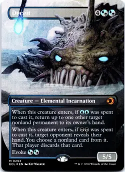 Deceit (Borderless) 293 Lorwyn Eclipsed NM FOIL MTG - Image 1